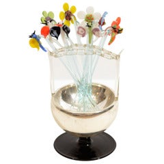 Glass and Mercury Hors D'ouevres Picks