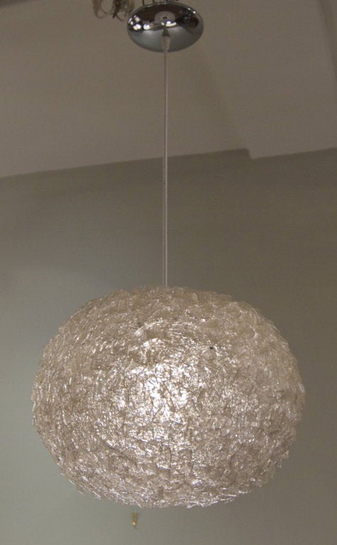 Lucite Pendant Light