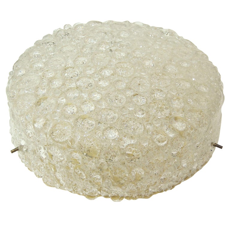 Large Fantastic Bubble Surface Glass Flush Mount