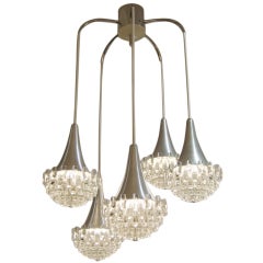 Raak Teardrop Cascading Pendant Chandelier