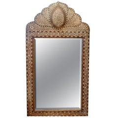 Moroccan Bone Inlay Mirror