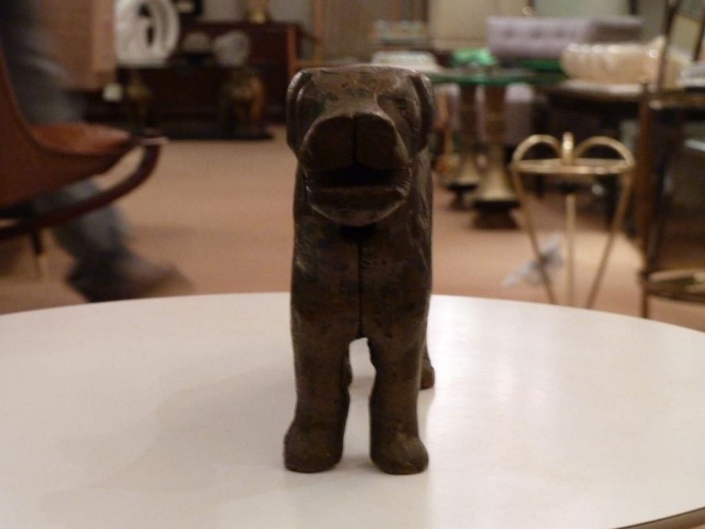 British Large Iron Dog Nutcracker