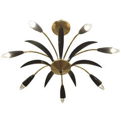 Stilnovo Style Chandelier with Seven Arms