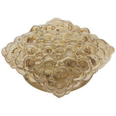 Large Limburg Square Bubble Glass Flush Mount