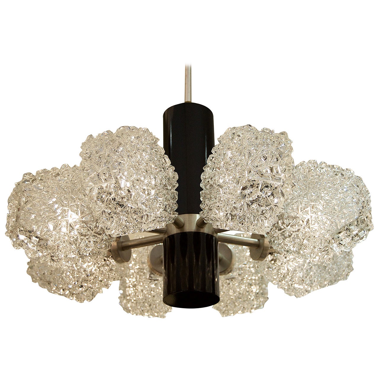 Temde Faceted Glass Chandelier