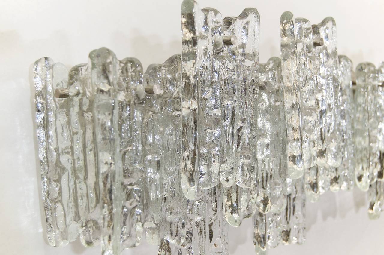 Grand Ice Glass Kalmar Sconce 1