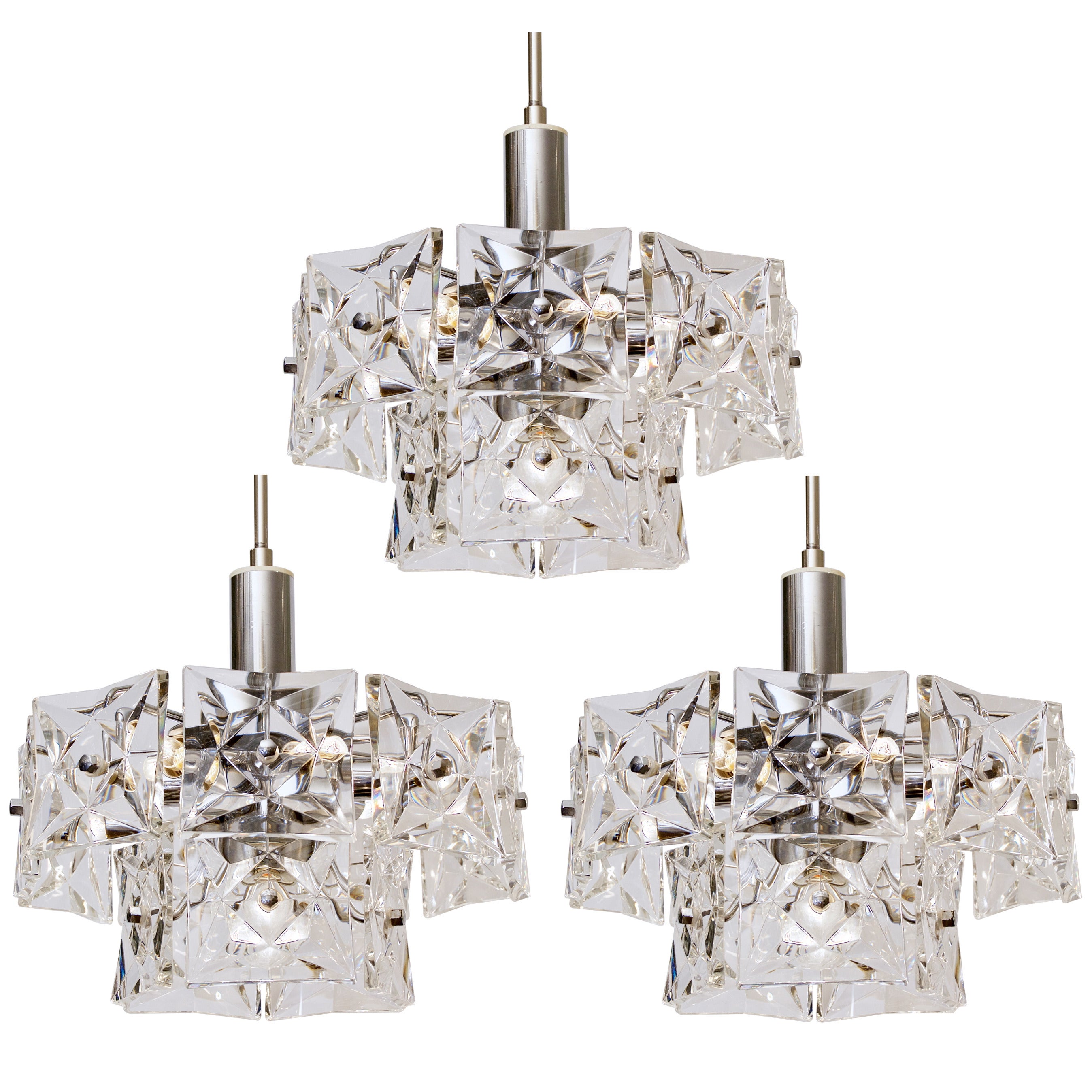 Excellent Kinkeldey Pendant Chandelier (3 Available)