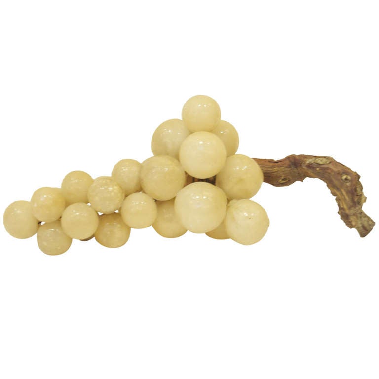 Polished Alabaster Stone "Grapes" at 1stDibs