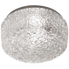 Limburg Wave Surface Glass Flush Mount