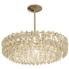 Multiple Tiered Chandelier with Crystal