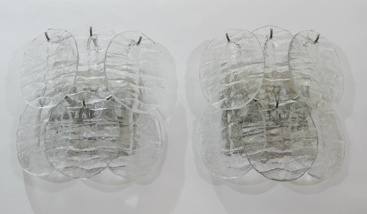Pair of Kalmar Disc Sconces
