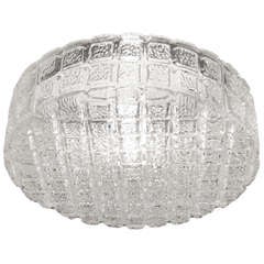 Clear Glass Bubble Grid Ceiling Light