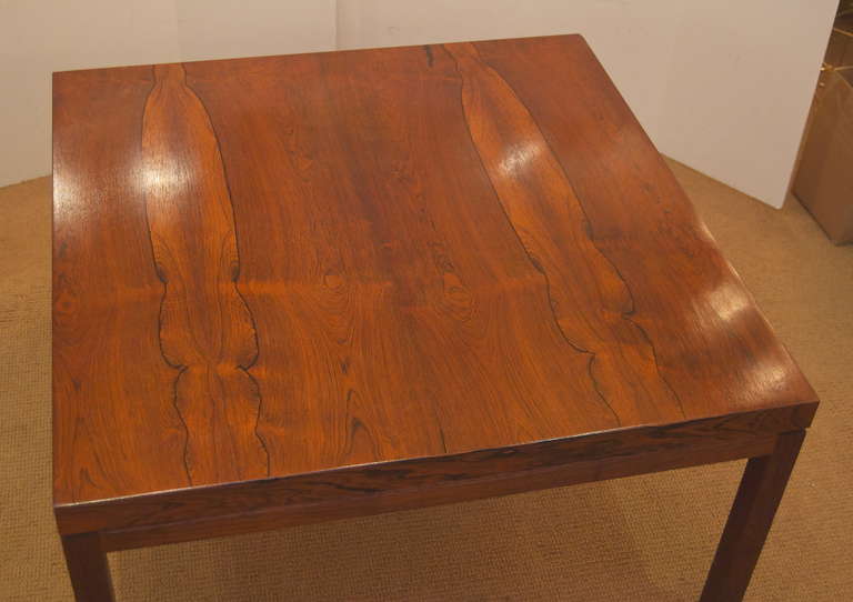 Thayer Coggin Coffee Table in Rosewood In Excellent Condition In Stamford, CT