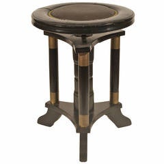 Piano Ebonized Stool