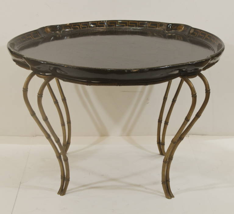 French Regency Style Papier Mache Coffee Table