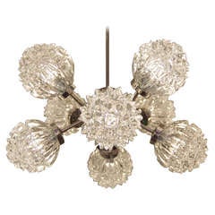 Dramatic Eight Arm Essig Sputnik Chandelier