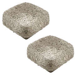 Pair of Limburg Square Wave Surface Flushmounts