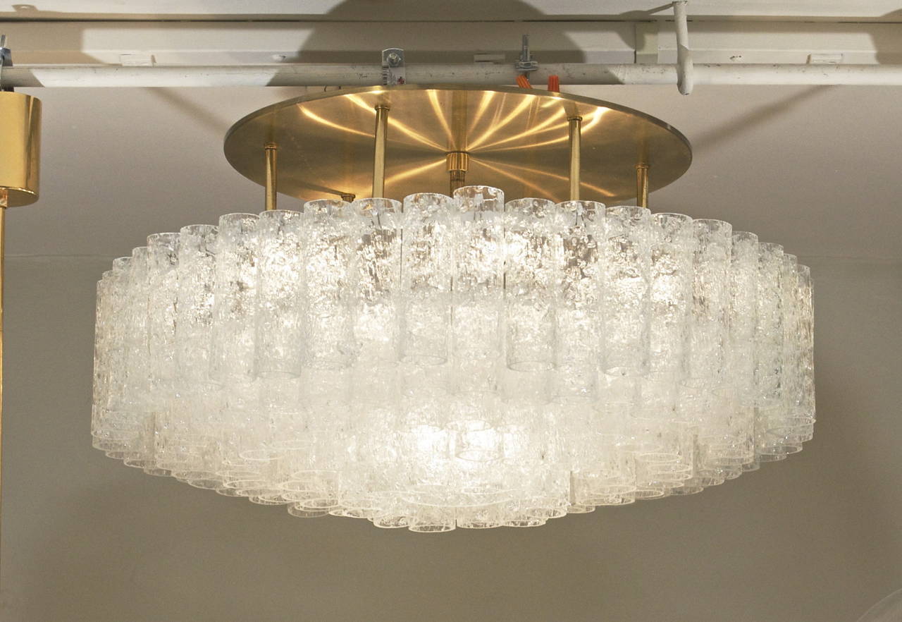 Massive Doria Semi-Flush Mount Chandelier
