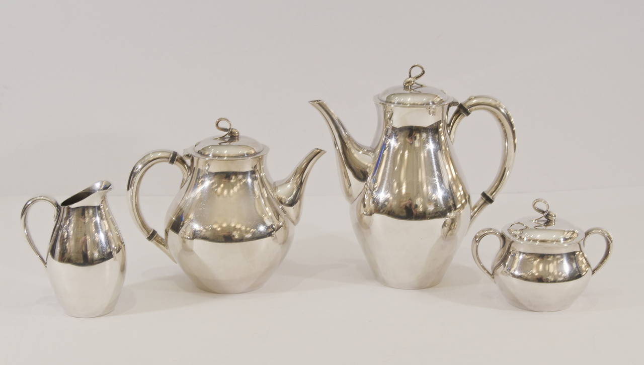 Reed & Barton "Americana" Silverplate Tea & Coffee Service