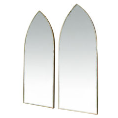 Fabulous Pair of Cathedral Style Mirrors