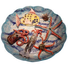 "Frutti di Mare" Vintage Italian Ceramica by Solimene Vietri