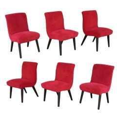 A Set of Six Scoop Chairs by Jens Risom