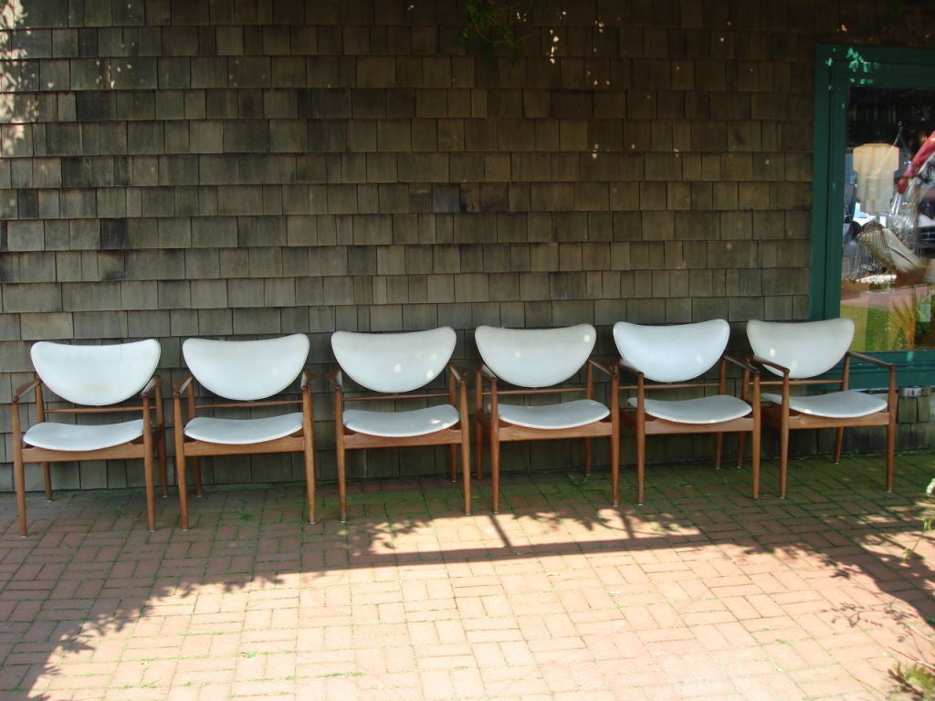 Set of Six Finn Juhl No. 48 Open Armchairs 2