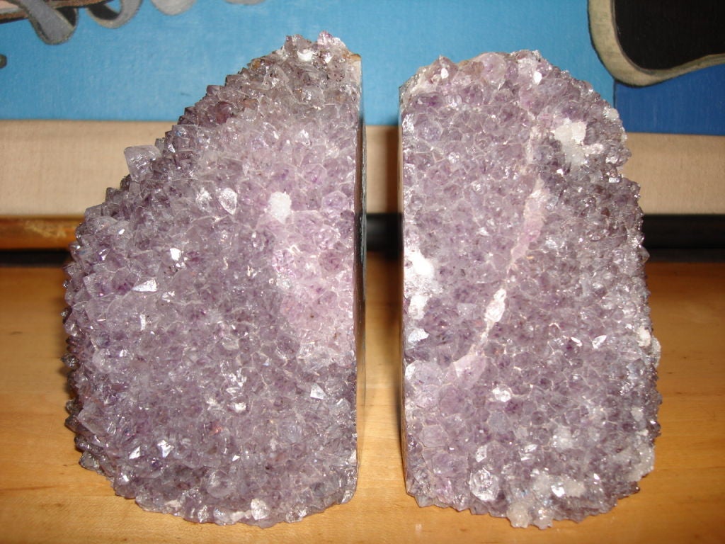 Amethyst Bookends at 1stDibs