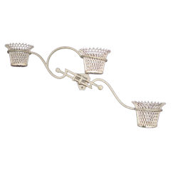 1940's Wall-Mounted Jardiniere (Three Basket)