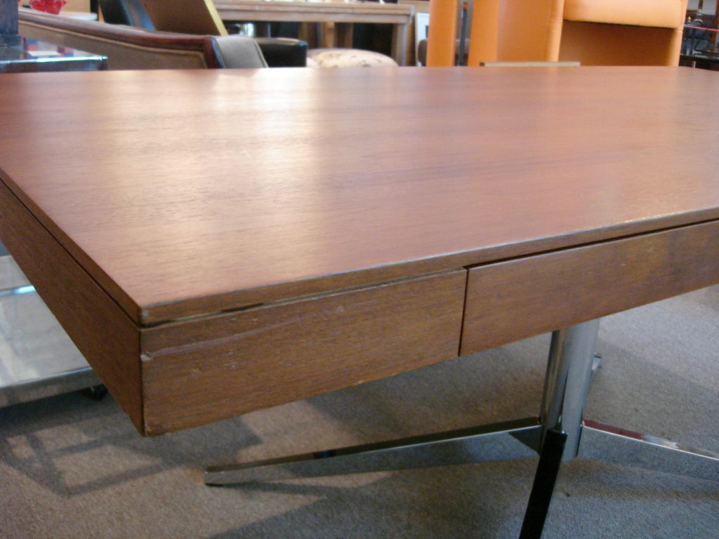 20th Century Vintage Florence KNOLL Partners Desk (Original Label)