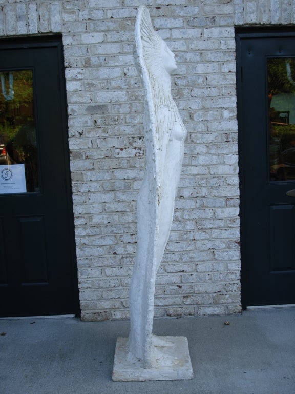 Plaster Exceptional Tall Sculpture by Sir Laszlo Ispanky 'Signed' For Sale
