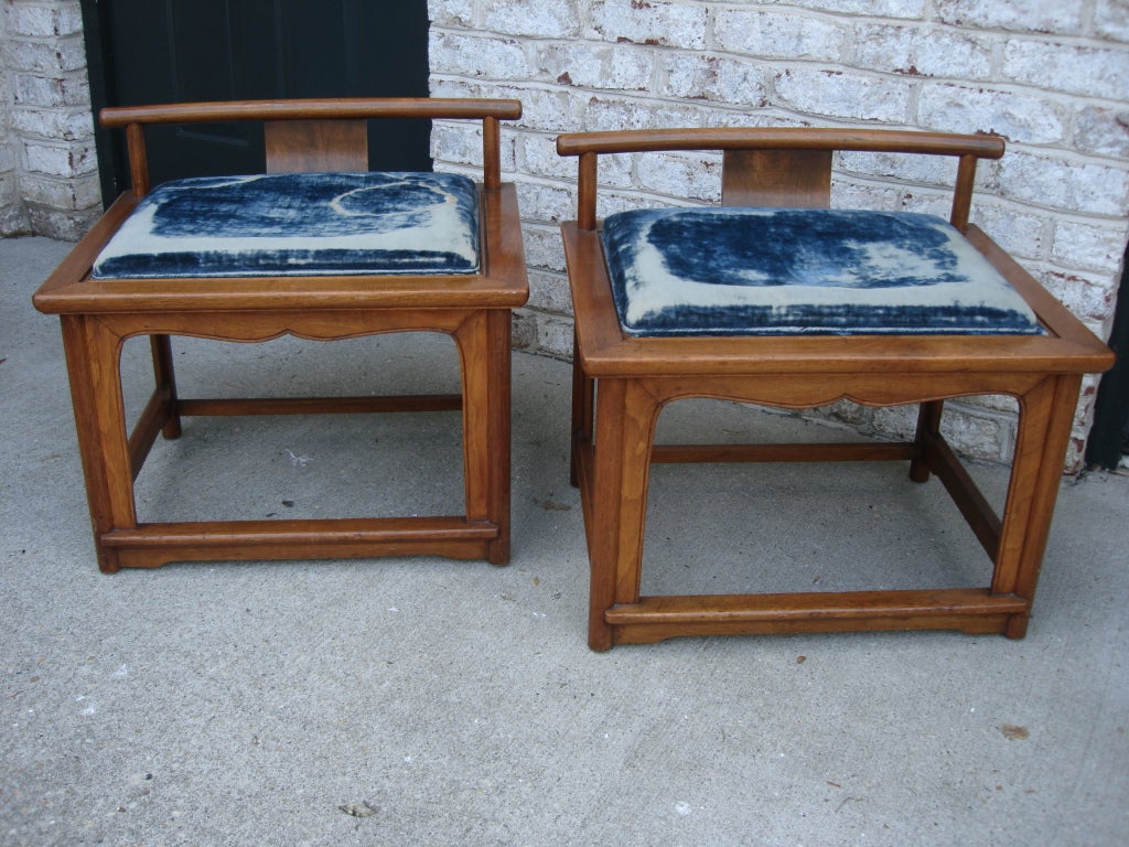 Turn of the Century Japanese Low Chairs