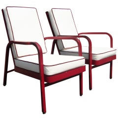 Important Chairs by Jules Leleu and Jean Prouvé