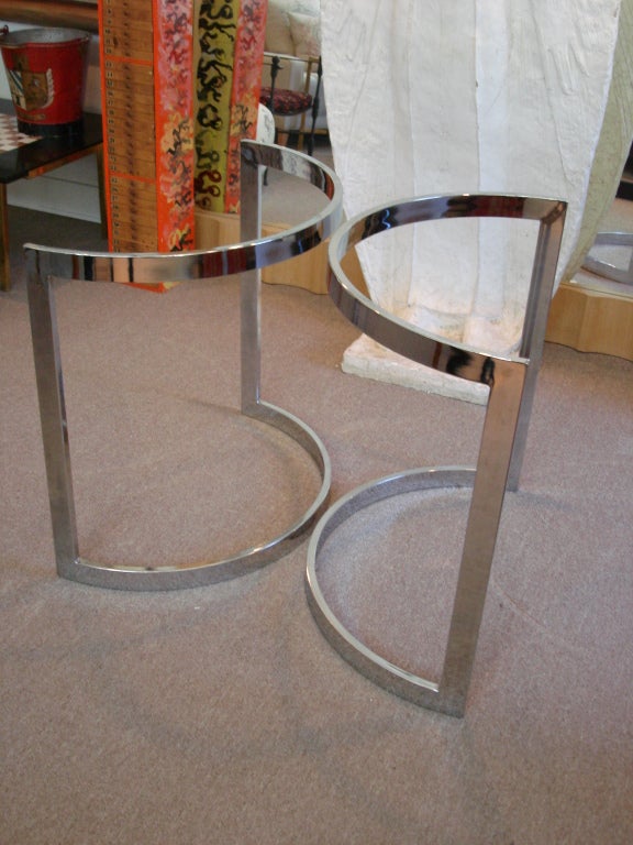 chrome table bases