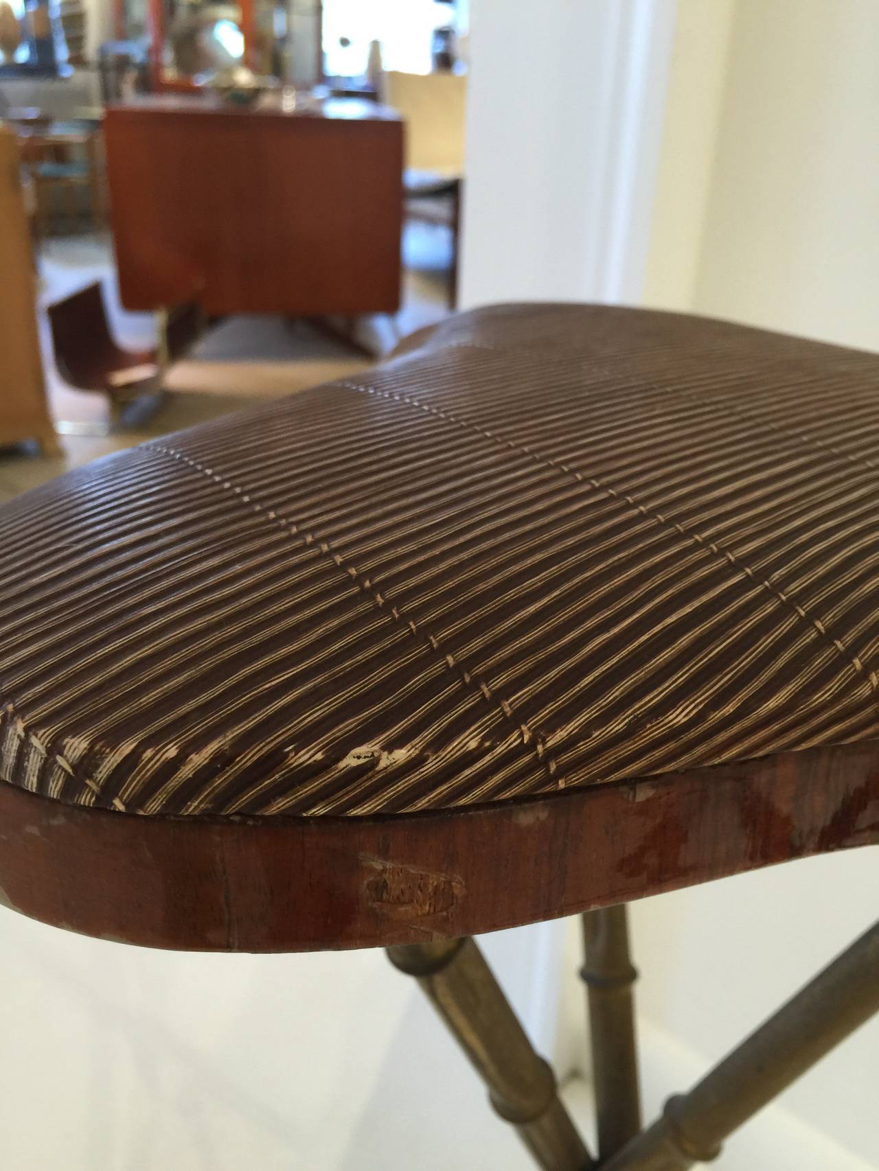 bamboo style barstools