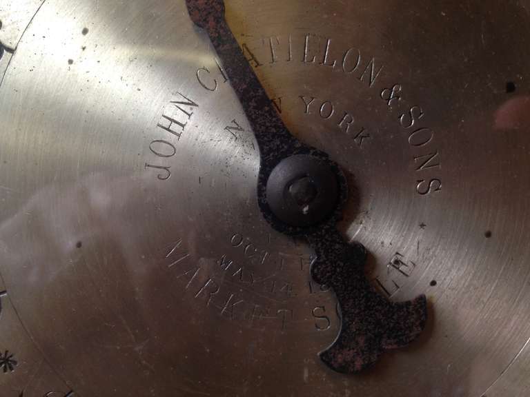 Antique Market Scale by John Chatillon & Sons In Excellent Condition In North Miami, FL