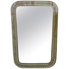 Retro Beautiful Italian Perforated Frame Mirror