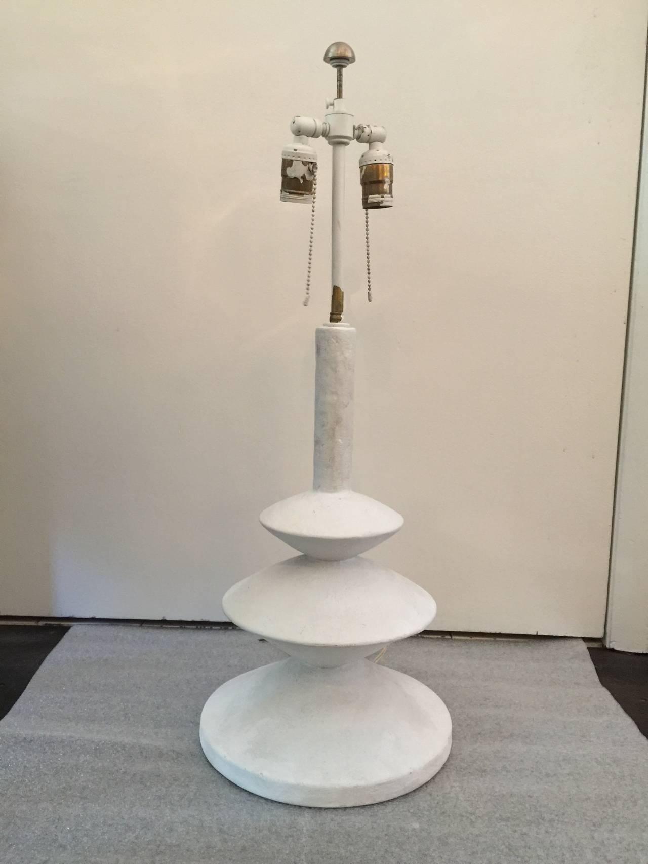 Jacques Grange for Sirmos Table Lamp, after Giacometti In Excellent Condition In East Hampton, NY