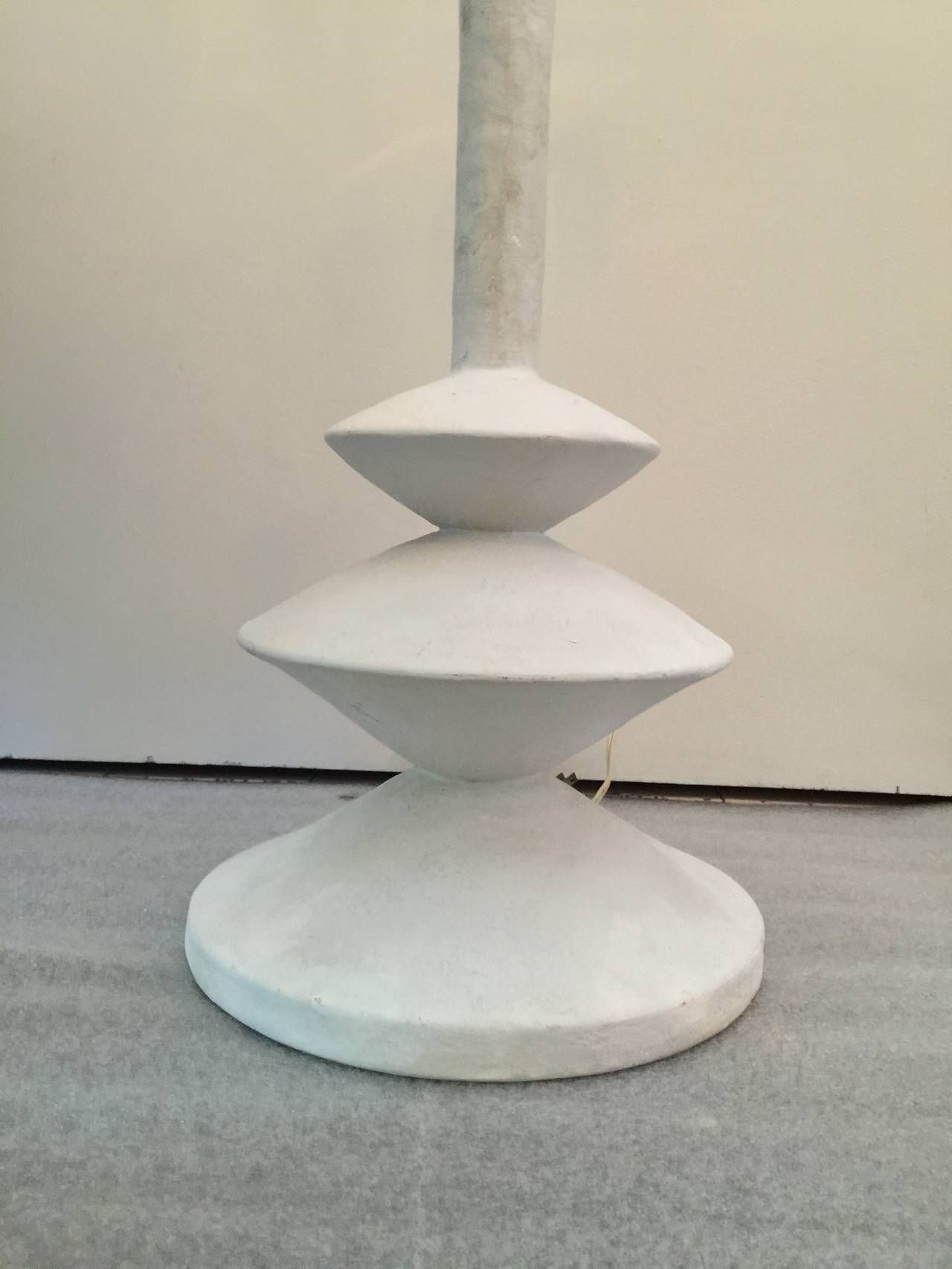 Mid-20th Century Jacques Grange for Sirmos Table Lamp, after Giacometti