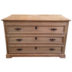 Wonderful 19th Century Natural Oak Oversized Chest