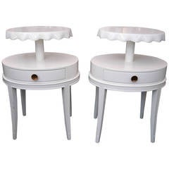 Exquisite Pair of Grosfeld House Side Tables
