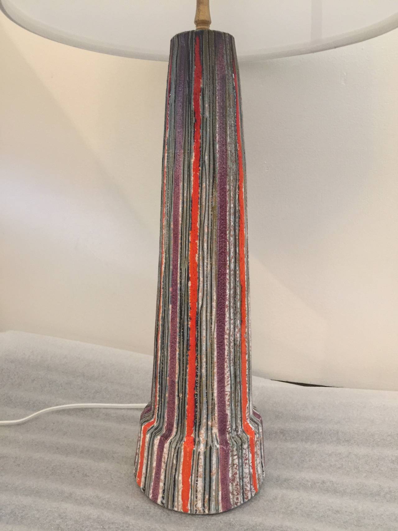 Lamps by Aldo Londi Signed Raymor