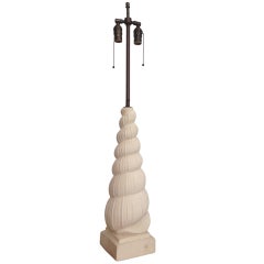 Fantastic Nautilus Plaster Table Lamp