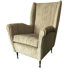 Ponti Style Highback Armchair