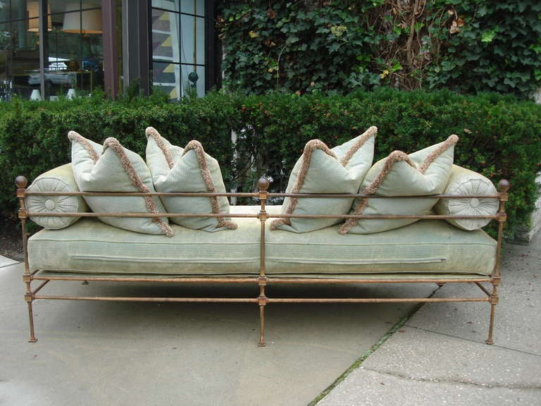 Iron 19th Century Neoclassical English Daybed