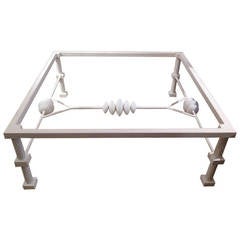 Oversized Cocktail Table in the Manner of Giacometti 3