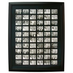 60 Framed Original Mugshots from 1950s and 1960s 6
