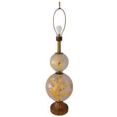 A Whimsical Style Tall Globe Lamp