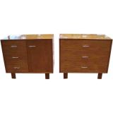 George Nelson for Herman Miller Pair of Chests