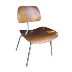 Early Eames for Herman Miller DCM Walnut Chairs (label)